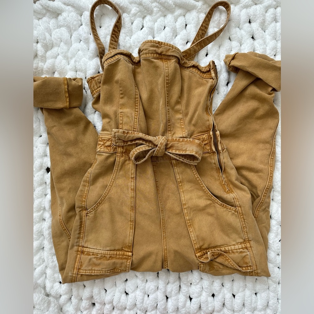 Size XS Free People Go West Utility Jumpsuit